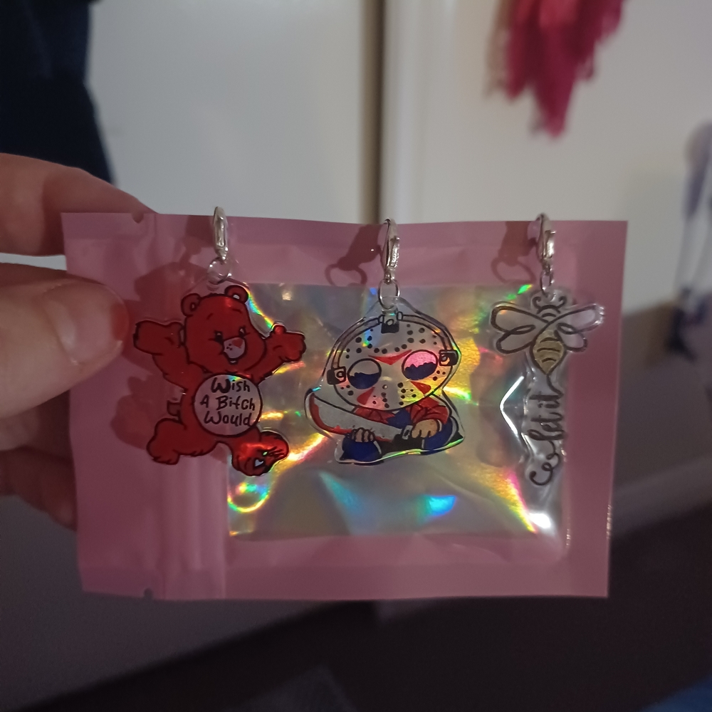 Cute Character Keychain Charms